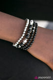 Paparazzi "Party Like Gatsby" Black Bracelet Paparazzi Jewelry