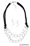 Paparazzi "Party On My Yacht - Black" necklace Paparazzi Jewelry