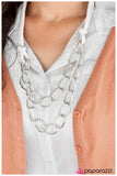 Paparazzi "Party On My Yacht - White" necklace Paparazzi Jewelry