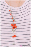 Paparazzi "Party On! - Orange" necklace Paparazzi Jewelry