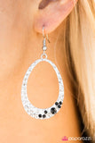 Paparazzi "Party Over Here" Black Earrings Paparazzi Jewelry