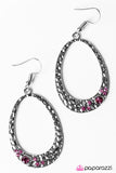 Paparazzi "Party Over Here" Pink Earrings Paparazzi Jewelry