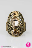 Paparazzi "Party Royale" Brass Ring Paparazzi Jewelry