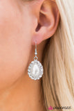 Paparazzi "Party Till Dawn" White Earrings Paparazzi Jewelry