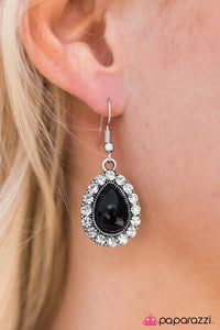 Paparazzi "Party Till Dawn" Black Earrings Paparazzi Jewelry