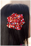 Paparazzi "Party Time" Red Hair Clip Paparazzi Jewelry