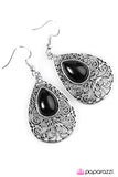 Paparazzi "Pass Me The BALI - Black" earring Paparazzi Jewelry