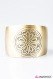 Paparazzi "Pathfinder" Brass Bracelet Paparazzi Jewelry