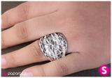 Paparazzi "Path to Perfection - White" ring Paparazzi Jewelry