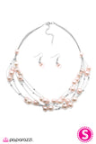 Paparazzi "Pearl Armada" Pink Necklace & Earring Set Paparazzi Jewelry