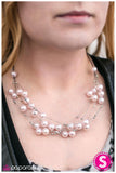 Paparazzi "Pearl Armada" Pink Necklace & Earring Set Paparazzi Jewelry