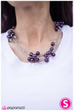 Paparazzi "Pearl Armada" Purple Necklace & Earring Set Paparazzi Jewelry