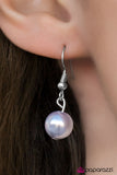 Paparazzi "Pearl Armada" Silver Necklace & Earring Set Paparazzi Jewelry
