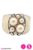 Paparazzi "Pearl Jam - Brown" ring Paparazzi Jewelry