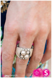 Paparazzi "Pearl Jam - Brown" ring Paparazzi Jewelry