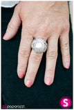 Paparazzi "Pearl Of My Heart" White VINTAGE VAULT Ring Paparazzi Jewelry