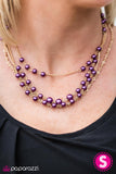 Paparazzi "Pearls Are Always Appropriate - Purple" necklace Paparazzi Jewelry