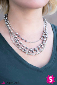 Paparazzi "Pearls Are Always Appropriate - Silver" necklace Paparazzi Jewelry