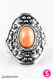 Paparazzi "Pedal To The MEADOW - Orange" ring Paparazzi Jewelry