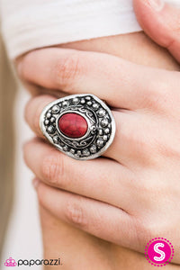 Paparazzi "Pedal To The MEADOW - Red" ring Paparazzi Jewelry