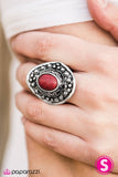 Paparazzi "Pedal To The MEADOW - Red" ring Paparazzi Jewelry