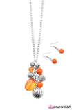 Paparazzi "Pep In My Step - Orange" necklace Paparazzi Jewelry