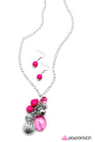 Paparazzi "Pep In My Step - Pink" necklace Paparazzi Jewelry