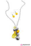 Paparazzi "Pep In My Step - Yellow" necklace Paparazzi Jewelry