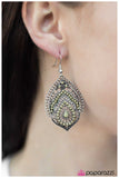 Paparazzi "Persian Gardens" Green Earrings Paparazzi Jewelry