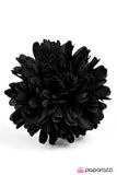 Paparazzi "Petals-A-Plenty" Black Hair Clip Paparazzi Jewelry