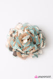 Paparazzi "Petals On The Wind" Blue Hair Clip Paparazzi Jewelry