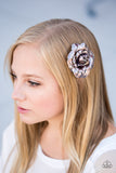Paparazzi "PETAL To The Metal - Silver" hair clip Paparazzi Jewelry