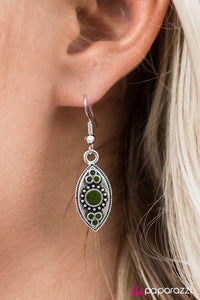 Paparazzi "Petite and Sweet - Green" earring Paparazzi Jewelry