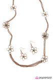 Paparazzi "Picking Petals - Copper" necklace Paparazzi Jewelry