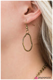 Paparazzi "Pinch Me - Brass" necklace Paparazzi Jewelry