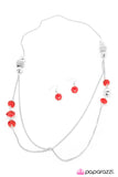 Paparazzi "Pinch Me, Im Dreaming! - Red" necklace Paparazzi Jewelry