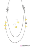 Paparazzi "Pinch Me, Im Dreaming! - Yellow" necklace Paparazzi Jewelry