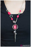 Paparazzi "Pink Prose" Pink Necklace & Earring Set Paparazzi Jewelry