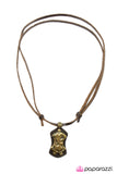 Paparazzi "Pirates of the Caribbean - Brass" necklace Paparazzi Jewelry