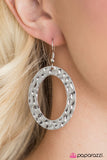 Paparazzi "Plain and DIMPLE" Silver Earrings Paparazzi Jewelry