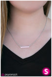 Paparazzi "Plain and Simple - Pink" necklace Paparazzi Jewelry