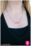 Paparazzi "Plain and Simple - Red" necklace Paparazzi Jewelry