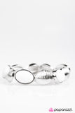 Paparazzi "Plain Sailing - White" bracelet Paparazzi Jewelry