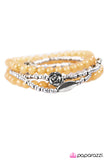 Paparazzi "Playing It Cool" Yellow Bracelet Paparazzi Jewelry