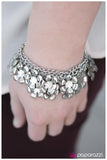 Paparazzi "Please Dont Eat The Daisies - Silver" bracelet Paparazzi Jewelry