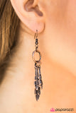 Paparazzi "Pluck Up Your Courage - Copper" earring Paparazzi Jewelry