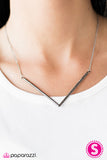Paparazzi "Point It Out - Black" necklace Paparazzi Jewelry