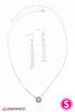 Paparazzi "Point Me Home - Silver" necklace Paparazzi Jewelry