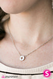 Paparazzi "Point Me Home - Silver" necklace Paparazzi Jewelry
