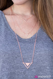 Paparazzi "Point Of Perfection - Copper" necklace Paparazzi Jewelry
